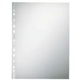 Prospekthüllen Leitz 4704-00-00 47040000 A4 100my Kunststoff (PP) genarbt, Pack 100 Stk