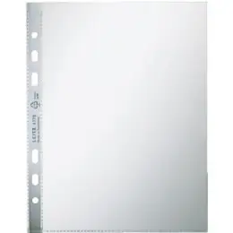 Prospekthüllen Leitz 4775-00-02 47750002 A5 80my Kunststoff (PP) glatt glasklar, Pack 100 Stk