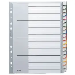 Blanko-Register Leitz 1278-00-00 12780000 A4 20-teilig Kunststoff (PP) Tabs Überbreit 238x297mm