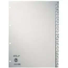 Buchstaben-Register Leitz 4300-00-85 43000085 A4 Buchstaben A-Z Papier 20-teilig grau