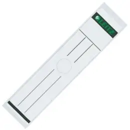 Ordner-Rückenschild Etiketten Leitz 6093-00-85 60930085 Hängeordner/breit, selbstklebend, mit Aufdruck, grau, Pack 10 Stk