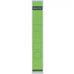 Ordner-Rückenschild Etiketten Leitz 1648-00-55 16480055 lang/schmal, selbstklebend, mit Aufdruck, grün, Pack 10 Stk