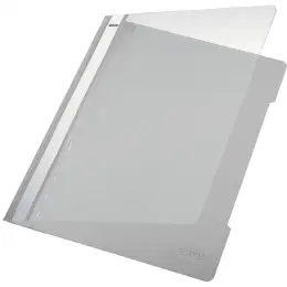 Schnellhefter Leitz 4191-00-85 41910085 Standard grau A4 Kunststoff (PVC)