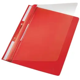 Schnellhefter Leitz 4190-00-25 41900025 Universal A4, Kunststoff (PVC), in Ordner einhängbar, rot