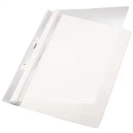Schnellhefter Leitz 4190-00-01 41900001 Universal A4, Kunststoff (PVC), in Ordner einhängbar, weiß