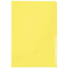 Sichthüllen Leitz 4000-00-15 40000015 A4, Kunststoff (PP), transparent, gelb, Pack 100 Stk
