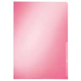 Sichthüllen Leitz 4100-00-25 41000025 A4 rot 150my Kunststoff (PVC) Kantenverschweißt, Pack 100 Stk