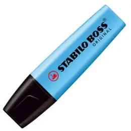 Textmarker Stabilo 70/31 Boss Original 2-5mm, Keilspitze, blau
