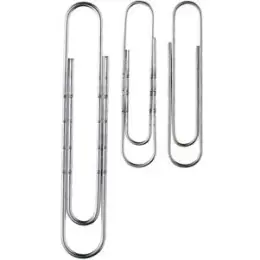 Aktenklammern Alco 260 50mm glatt vernickelt, Pack 100 Stk