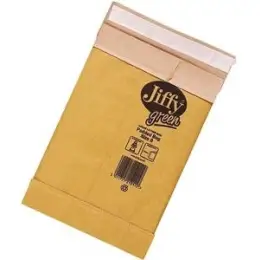 Papierpolstertaschen Jiffy 30001310 413307 Größe: 0 (135 x 229 mm), Haftklebung mit Abdeckstreifen, braun, Pack 200 Stk