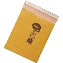 Papierpolstertaschen Jiffy 30001312 413327 Größe: 2 (195 x 280 mm), Haftklebung mit Abdeckstreifen, braun, Pack 100 Stk