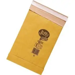 Papierpolstertaschen Jiffy 30001311 413317 Größe: 1 (165 x 280 mm), Haftklebung mit Abdeckstreifen, braun, Pack 100 Stk