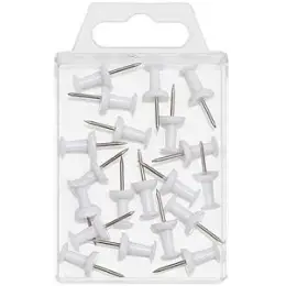 Pinnadeln Wedo 54100 54 100 weiß, Pack 10 x 20 Stk