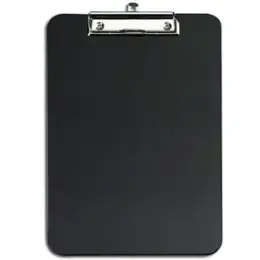 Klemmbrett Wedo 57601 57 601 A4, Kunststoff, schwarz Klemmer oben