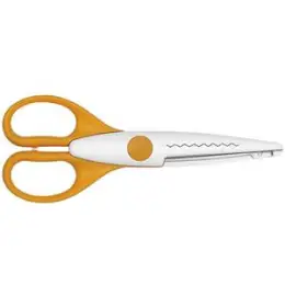 Kreativschnitt-Schere Wedo 771902 77 1902 16,0cm/6" Zackenschnitt gelb