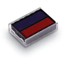 Austauschkissen Trodat 81026 6/4850/2 blau/rot für 4850, Blister 2 Stk