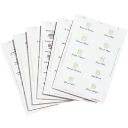 Einsteckschilder Durable 1451-02 145102 Badgemaker 30x60mm A4, für Namensschild 8006/8606, Pack 540 Stk