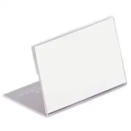 Tischnamensschild Durable 8054-19 805419 64x150mm L-Form, Pack 10 Stk