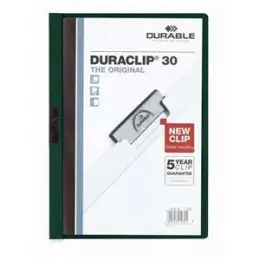 Klemmmappe Durable 2200-32 220032 Duraclip 30 A4, Hartfolie, petrol