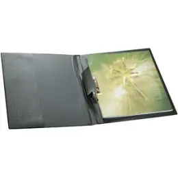 Klemmhebelmappe Durable 2230-01 223001 A4, Kunststoff, schwarz, mit Hebelmechanik, für 100 A4-Blätter, Pack 5 Stk