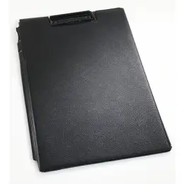 Klemmbrettmappe Durable 2332-01 233201 A4, Kunststoff (PP)-Überzug, schwarz, mit Einschlagblatt