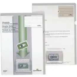 Diktathülle Durable 2347-16 234716 A4 beige, Pack 5 Stk