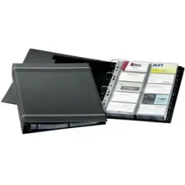 Visitenkarten-Ringbuch Durable 2388-58 238858 Visifix A4 anthrazit, für 400 Karten