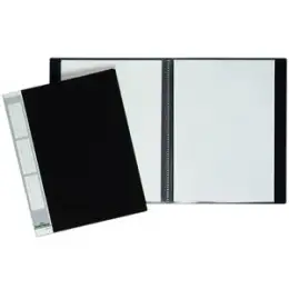 Sichtbuch Durable 2422-01 242201 Duralook schwarz A4 20Hüllen Kunststoff (PP), Pack 5 Stk