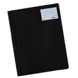 Schnellhefter Durable 2500-01 250001 schwarz A4 Kunststoff (PVC) mit Tasche und Beschriftungsfenster