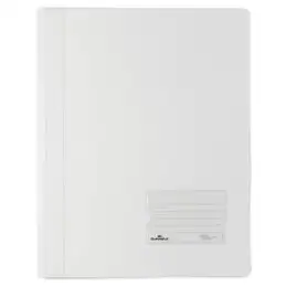 Schnellhefter Durable 2680-02 268002 weiß A4 Kunststoff (PVC) matttransluzent