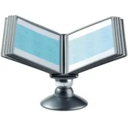 Sichttafel-Tischständer Durable 5587-37 558737 Sherpa Motion 10 anthrazit drehbar mit 10 Tafeln