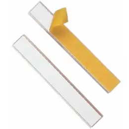 Beschriftungsschild Durable 8020-19 802019 Labelfix 200 x 20 mm selbstklebend, seitlich offen, Pack 10 Stk