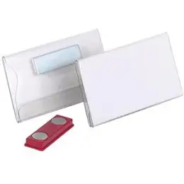 Namensschild Durable 8116-19 811619 40 x 75 mm, mit Magnet, Pack 25 Stk