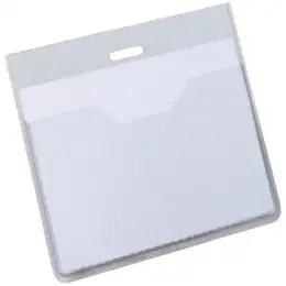 Namensschild-Hülle Durable 8136-19 813619 60x90mm ohne Clip quer offene Tasche, Pack 20 Stk