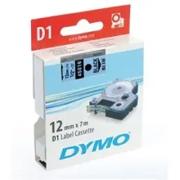 Schriftband-Kassette Dymo S0720560 45016 D1 12mm x 7m, schwarz auf blau