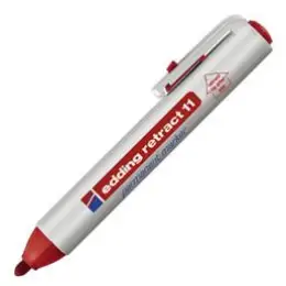 Permanentmarker Edding retract 11 4-11002 1,5-3mm, Rundspitze, rot