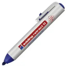 Permanentmarker Edding retract 11 4-11003 1,5-3mm, Rundspitze, blau