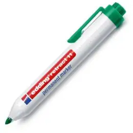 Permanentmarker Edding retract 11 4-11004 1,5-3mm, Rundspitze, grün, Pack 10 Stk