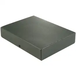 Dokumentenmappe Elba 400000985 31416 A4, Hartpappe, schwarz, Druckknopfverschluss, Füllstärke: 60mm (ca. 580 Blatt), 240x65x315mm