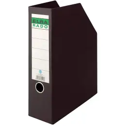 Stehsammler Elba 100420838 80418 A4, Hartpappe, schwarz, 85mm