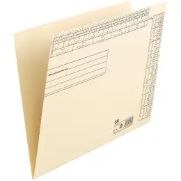 Einstellmappe Elba 100091739 80434 A4, Kraftkarton 180g, chamois, Pack 50 Stk