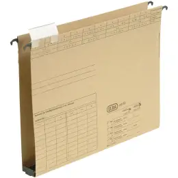 Hängesammler Elba 100552069 85453 vertic Ultimate A4, Karton 240g, naturbraun, 30mm-Kunststoffboden