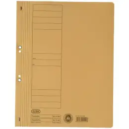 Ösenhefter Elba 100551871 21450GB A4, 1/1-VD, Manilakarton 250g, kaufmännische Heftung + Amtsheftung, gelb