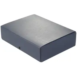 Dokumentenmappe Elba 400000988 31408BL A4, Hartpappe 350g, blau