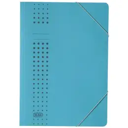 Eckspanner Elba 400010053 33470BL Chic A4, Karton 450g, blau