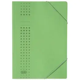 Eckspanner Elba 400010058 33470GN Chic A4, Karton 450g, grün