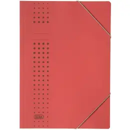 Eckspanner Elba 400010059 33470RO Chic A4, Karton 450g, rot