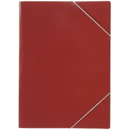 Eckspanner Elba 100555330 33490BX A4, PP, für 50 Blatt, bordeaux, Pack 10 Stk