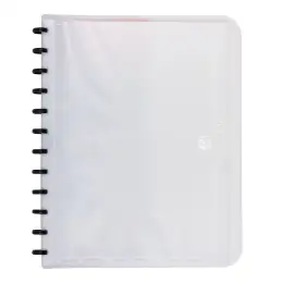 Ringmappe Oxford 100551986 61420FL manageMe! A4, 12 Ringe Ø 21mm, PP, 25 austauschbare Hüllen oben offen, farblos-transparent