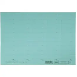 Beschriftungsschild Elba 100552045 83582BL 58x18mm, 4-zeilig, Karton 160g, blau, Pack 10 x Bogen je 50 Stk